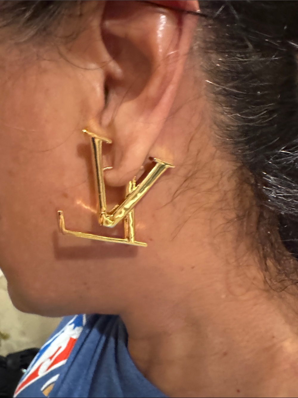 LV Initials Earrings - Picture 8 of 8